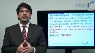 Revisão Ebeji  Direito Constitucional  Normas Programáticas  Prof Ubirajara Casado [upl. by Bej783]