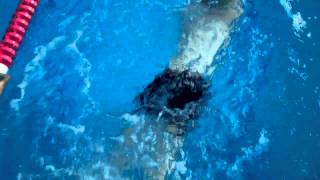 flip turn technique backstroke to breaststroke [upl. by Atekin]