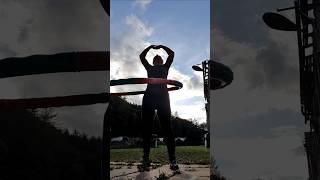 🌞 hulahoop workout training sport [upl. by Mikaela]