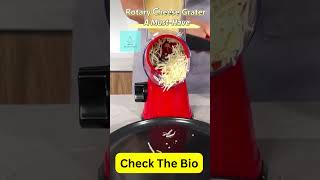 Rotary Cheese Grater  Effortless Cheese Shredder with Handle  Cambom Kitchen Manual Cheese Grater [upl. by Oiznun]