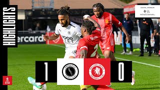 HIGHLIGHTS  Boreham Wood v Welling Utd H  14th October 2023 [upl. by Lednek]