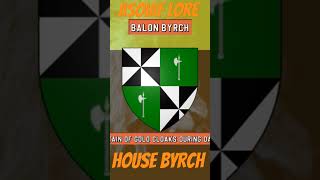 House Byrch Asoiaf Game of Thrones Lore asoiaf gameofthrones houseofthedragon [upl. by Atnes]