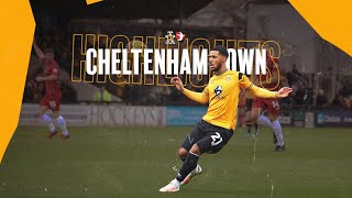 Cambridge United v Cheltenham Town highlights [upl. by Nylitak123]