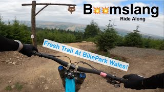 The New Fox Racing BOOMSLANG Track at BikePark Wales  Ride Along loamwolf bpw downhillmtb [upl. by Akers360]