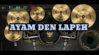 AYAM Den LAPEH acoustic Real Drum [upl. by Siugram802]