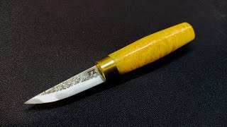 Make a KNIFE for carving wood from an old BEARING [upl. by Anihsat]