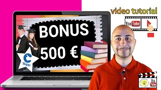 BONUS 18 ANNI 500 EURO PER TE ▶ COME RICHIEDERLO [upl. by Fianna]