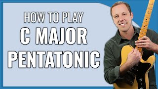 C Major Pentatonic Scale Guitar Lesson Tips amp Tricks [upl. by Gass7]