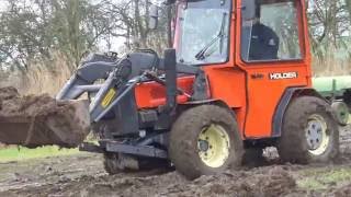 1  Holder C30 im Einsatz mit Frontlader  Traktor Tractor Trecker Schlepper [upl. by Pimbley]