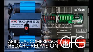 ARB Dual Compressor Install Integrated Into The REDARC RedVision System [upl. by Nyahs]