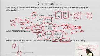 Intermodal Dispersion in Multimode Step Index Fibers and Multimode Graded Index Fibers [upl. by Liauqram]