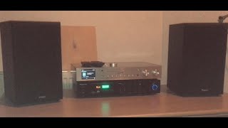 CDPlayer TechniSat DIGITRADIO 143 CD  Sunbuck AV628BT Amplifier Sound test [upl. by Pulsifer]