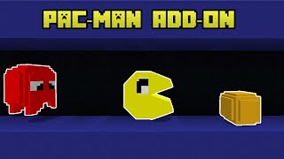 MINECRAFT PE  WakaWakaWaka  Pacman Addon [upl. by Barnet]