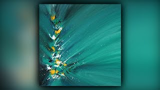 Satisfying Abstract Painting  Acrylics  Palette Knife  Demo 074 [upl. by Aissila]