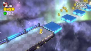 Super Mario 3D World 100 Walkthrough Part 24  World Star2  Super Galaxy Unlocking Rosalina [upl. by Shawna242]