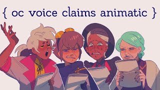 OC ANIMATIC  Voice Claims [upl. by Anaig]