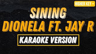 DIONELA  SINING FT JAY R KARAOKE VERSION FEMALE KEY [upl. by Ardnusal654]