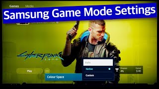 Samsung TV Best Game Mode Settings for PS5 amp Xbox Series X 4K120Hz Gaming [upl. by Asirap]