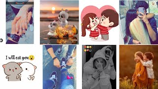 💑💕Cute WhatsApp dp images for couples 🔥🌈latest couples dpz couple WhatsApp status couple dp photo [upl. by Norina59]