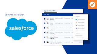 SalesIntel Salesforce Integration  Export Contacts Bulk Upload Update Information [upl. by Warton]