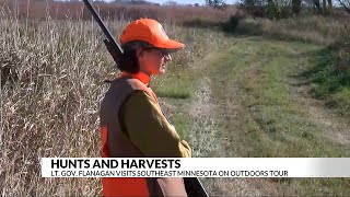 Lt Gov Flanagan visits SE Minnesotans on outdoor tour [upl. by Cudlip]