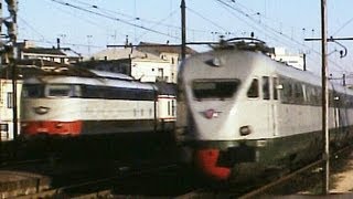 Treni Rapidi e TEE  Milano 1977 [upl. by Annoled130]