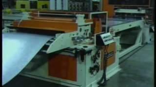 Bradbury Rollforming Panel Line with BOSS Flying precut Shear [upl. by Llerryt671]