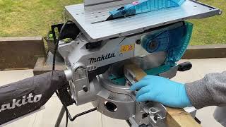 Makita LH1201FL Table Top Mitre Saw [upl. by Eneleahcim]