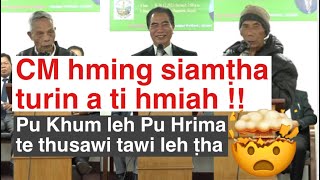 CM Pu Duhoma hming thlak turin a ti hmiah   Reaction 🔥 [upl. by Iahc]