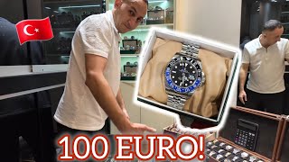 FAKE ROLEX WATCH SHOPPING AT GRAND BAZAAR  Istanbul Turkey turkey rolex türkiye [upl. by Suollecram365]