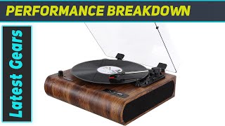 Rediscovering Vinyl VOSTERIO Bluetooth Record Player Review [upl. by Jabez]