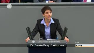 Fraucke Petry greift die Grünen an [upl. by Chlori]