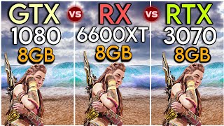 GTX 1080 vs RX 6600 XT vs RTX 3070  Test In 2024 [upl. by Farica389]