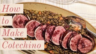 How To Make Cotechino  Cara Di Falco  Caras Cucina [upl. by Reivad]