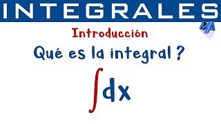 Integrales  Introducción [upl. by Enneirb602]