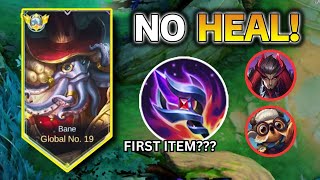 The BEST First ITEM For Bane Against SUSTAIN Heroes Top Global Bane [upl. by Ydniw]