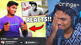 Reacting to My quotBtechI Quitquot Video [upl. by Maris]