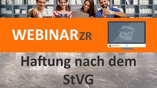 Haftung nach dem StVG Webinar ► juracademyde [upl. by Mahtal688]