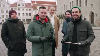 Estonian men in leather gloves and theyre street performers to boot D [upl. by Rubel196]