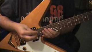 2007 Gibson Reverse Flying V Guitar Review Scott Grove [upl. by Ytomit389]