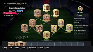 BERGAMO CALCIO V LATIUM SBC CHEAPEST SOLUTION NO LOYALTY  Fifa 22 Ultimate Team [upl. by Oletta]