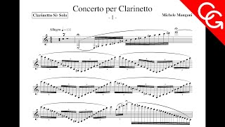 MANGANI Concerto per clarinetto Corrado Giuffredi clarinet [upl. by Chaves846]