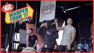 Dance Gavin Dance  Chucky Vs The Giant Tortoise LIVE at Warped Tour 2017 Feat Fronz [upl. by Enelyaj]