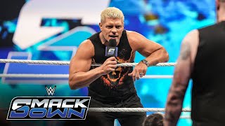 Rhodes challenges Owens at Saturday Night’s Main Event SmackDown highlights Nov 22 2024 [upl. by Albur522]