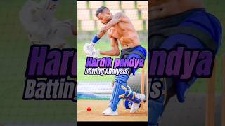 Hardik pandya Batting Analysis🔥 battinganalysis hardikpandya sportsanalysis viralvideo shorts [upl. by Selohcin]