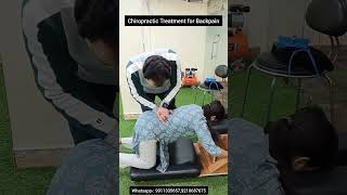 Chiropractic Treatment for Back pain  chiropractic [upl. by Hollander]