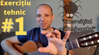 Tutoriale chitara clasica  Exercitiu tehnic 1  Gama cromatică [upl. by Higginbotham]