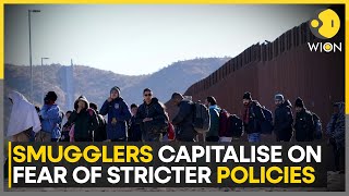 US Stricter Policies Under Trump Fuel Migrant Surge Towards US Border  World News  WION [upl. by Llerrehs]