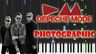 Depeche Mode  Photographic Piano Cover Synthesia Piano Tutorial [upl. by Htiderem]