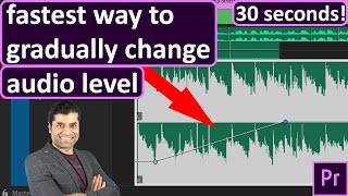 Fastest Way to Gradually Increase or Decrease Audio Volume in Premiere Pro [upl. by Gathard]